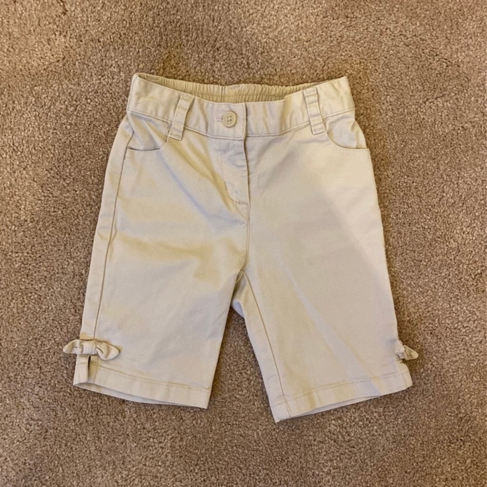 Janie and Jack Khaki Girls Capris 6-12M